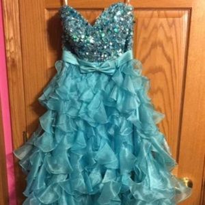 Blue Sherri hill dress